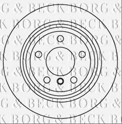 BORG & BECK bbd5259 -  Тормозной диск